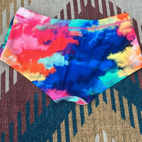 Funky Trunks Men's Square Trunk Medium Tie dye - Picture 3 of 3